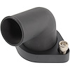 Aluminum Thermostat Housing for Small Block & Big Block Chevy, 90-degree Swivel Design [Satin Black] - image 1