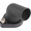 Aluminum Thermostat Housing for Small Block & Big Block Chevy, 90-degree Swivel Design [Satin Black] - image 2