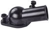 O-Ring Style Thermostat Housing for 1966-1975 Chevy V8 [Black Steel] - image 2