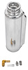 Round Recirculating/Overflow Catch Can with Filler Neck Polished Mirror Finish