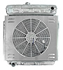 Aluminum Radiator & Fan Combo for 1953-1956 Ford Pickup w/Ford V8 Engine Conversion - image 1
