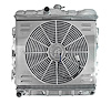 Aluminum Radiator & Fan Combo for 1966-1969 Mopar B-Bodies w/Small Block 273, 318, 340 Engine [16 in. Fan] - image 1