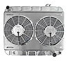 Aluminum Radiator & Fan Combo for 1962-1967 Chevrolet II, Nova with V8 Engine [12 in. Dual Fans] - image 1