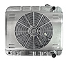 Aluminum Radiator & Fan Combo for 1964-1965 Pontiac GTO, LeMans, & Tempest Without Air Conditioning [16 in. Fan] - image 1