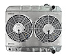 Aluminum Radiator & Fan Combo for 1964-1965 Pontiac GTO, LeMans, & Tempest Without Air Conditioning [Dual 12 in. Fans] - image 1