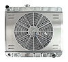 Aluminum Radiator & Fan Combo for 1966-1967 Pontiac GTO, Tempest, & LeMans [With Factory Air Conditioning] [16 in. Fan] - image 1