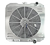 Aluminum Radiator & Fan Combo for Select 1963-1974 Ford & Mercury Stock V8 Models [16 in. Fan] - image 1