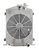 Aluminum Radiator & Fan Combo for 1932 Ford HI-BOY with Chevy V8 Engine & Full-Height Grill [16 in. FAN] - image 1