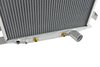 Aluminum Radiator & Fan Combo for 1932 Ford HI-BOY with Chevy V8 Engine & Full-Height Grill [16 in. FAN] - image 4