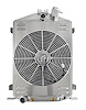 Aluminum Radiator & Fan Combo for 1932 Ford HI-BOY with Ford V8 Engine and Full-Height Grill [16 in. Fan] - image 1