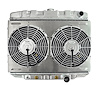 Aluminum Radiator & Fan Combo for 1967-1970 Ford Mustang w/ Small Block [With Air Conditioning] [12 in. Dual Fans]] - image 1