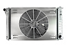 Aluminum Radiator & Fan Combo for 1977-1979 Chevrolet Corvette, 1965-67 Pontiac Full-Size Cars w/ V8 Engine [16 in. Fan] - image 1