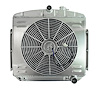 Aluminum Radiator & Fan Combo for 1955-1956 Chevrolet with V8 or 6 Cylinder Engine [16 in. Fan]