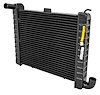 Replacement Radiator for 1963-1968 Chevy Corvette w/327 V8 Eng., 1969-1972 Chevrolet Corvette w/350 V8 Eng. [4-Row] - image 1