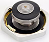 16 lb Radiator Cap With JEGS Logo [Clear Anodized Billet Aluminum] - image 2