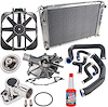 Ready Fit Aluminum Radiator System for 1979-1993 Mustang Automatic Transmission - image 1
