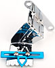 Chrome Timing Tab with Adjustable Pointer Small Block Chevy for 7" Balancer - image 2
