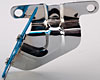 Chrome Timing Tab with Adjustable Pointer Big Block Chevy for 8" Balancer - image 2