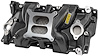 Intake Manifold for 1955-1986 Small Block Chevy 262-400, Dual Plane [Black] - image 1