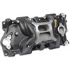 Intake Manifold for 1955-1986 Small Block Chevy 262-400, Dual Plane [Black] - image 3
