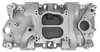 Intake Manifold for 1955-1995 Small Block Chevy 265-400 V8 w/1987-1995 TBI Cast Iron Heads, Dual Plane w/Spread Bore [Natural] - image 2