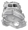 Intake Manifold for 1955-1995 Small Block Chevy 265-400 V8 w/1987-1995 TBI Cast Iron Heads, Dual Plane w/Spread Bore [Natural] - image 4