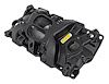 Intake Manifold for 1955-1986 Small Block Chevy 262-400, Dual Plane w/Spread Bore [Black]
