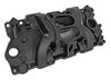 Intake Manifold for 1955-1986 Small Block Chevy 262-400, Dual Plane w/Spread Bore [Black] - image 3
