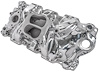 Intake Manifold for 1955-1986 Small Block Chevy 262-400, Dual Plane [Polished]