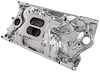 Intake Manifold for 1996-2002 Small Block Chevy 350 Vortec with L31 Cast Iron Heads, Dual Plane [Polished] - image 1