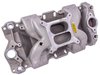 Cool Gap Intake Manifold for 1955-1996 Small Block Chevy, Dual Plane [Satin] - image 3