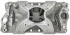 Intake Manifold for 1955-1995 Small Block Chevy 262-400, Hi-Rise Single Plane [Satin] - image 2