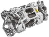 Cool Gap Intake Manifold for 1955-1996 Small Block Chevy, Dual Plane [Polished] - image 3