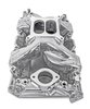 Cool Gap Intake Manifold for 1957-2003 Small Block Chrysler/Mopar 318, 340 & 360, Dual Plane [Polished] - image 4
