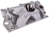 Intake Manifold for 1996-2002 Small Block Chevy 350 Vortec, Hi-Rise Single Plane [Satin] - image 3