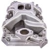 Cool Gap Intake Manifold for 1957-1991 Small Block Chrysler/Mopar 318, 340 & 360, Dual Plane [Satin] - image 4
