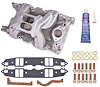 Cool Gap Dual Plane Intake Manifold Kit for 1967-1991 Small Block Chrysler/Mopar Non-Magnum Engines - image 1