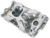 Intake Manifold for 1955-1995 Small Block Chevy 262-400, Hi-Rise Single Plane [Polished] - image 1