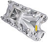 Aluminum Intake Manifold for 1962-2001 Small Block Ford 260, 289, 302 (Except Boss 302), Hi-Rise Single Plane [Satin] - image 1