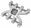 Mid-Rise Single Plane Intake Manifold for GM LS1/LS2/LS6 with Cathedral Port Heads [Satin] - image 1