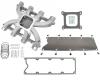 Mid-Rise Single Plane Intake Manifold Kit for GM LS1/LS2/LS6 with Cathedral Port Heads - image 1