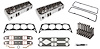 Small Block Chevy Aluminum Cylinder Head Kit [Hydraulic Flat Tappet Cam, 205 cc Intake Ports, Straight Spark Plug Style] - image 1