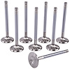 Performance Stainless Steel Exhaust Valves for Small Block Chevy, Set of 8 [1.600 in. Dia.]