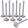 Performance Stainless Steel Exhaust Valves for Small Block Chevy, Set of 8 [1.500 in. Dia.] - image 1