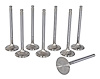 Performance Stainless Steel Exhaust Valves for GM LS, Set of 8 [1.600 in. Dia.] - image 1