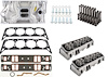 Vortec Cylinder Heads & High Rise Intake Manifold Kit for 1996-2002 Chevy 5.7L Small Block Engine [Satin Dual Plane] - image 1