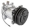 SD508 Air Conditioner Compressor w/Double V-Groove Pulley [Chrome Finish] - image 2