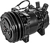 SD508 Air Conditioner Compressor w/Double V-Groove Pulley [Black Finish] - image 1
