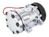 SD7 Air Conditioner Compressor, Peanut-Style w/6-Groove Serpentine Pulley [Chrome Finish] - image 3