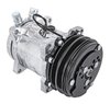 SD508 Air Conditioner Compressor w/Double V-Groove Pulley [Polished Finish] - image 2